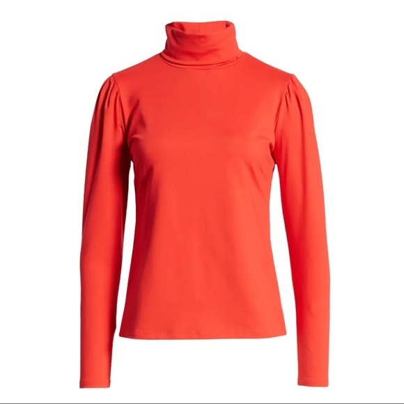 NWT RACHEL PARCELL | Puff Shoulder Turtleneck - Picture 5 of 5